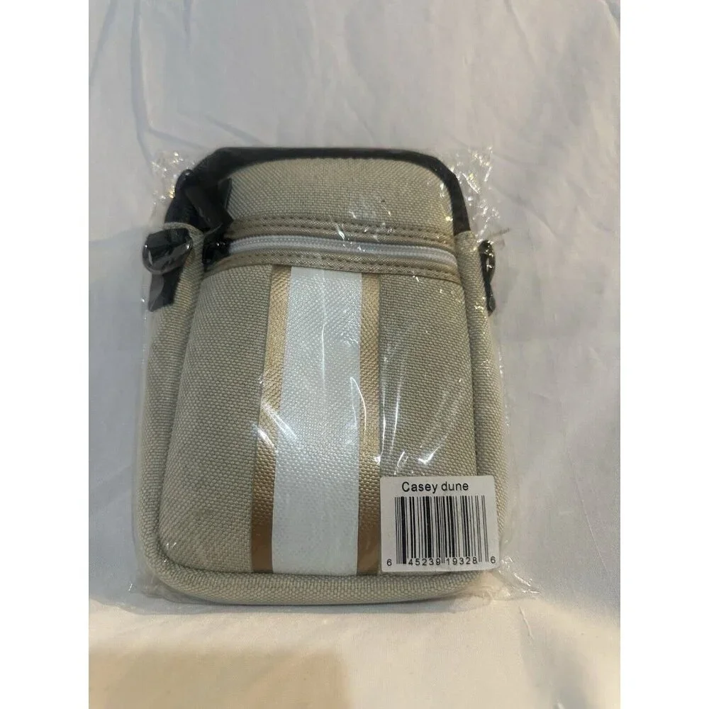 NWT Haute Shore Casey Dune Crossbody Bag – Beige Cream White Stripe - Picture 5 of 5